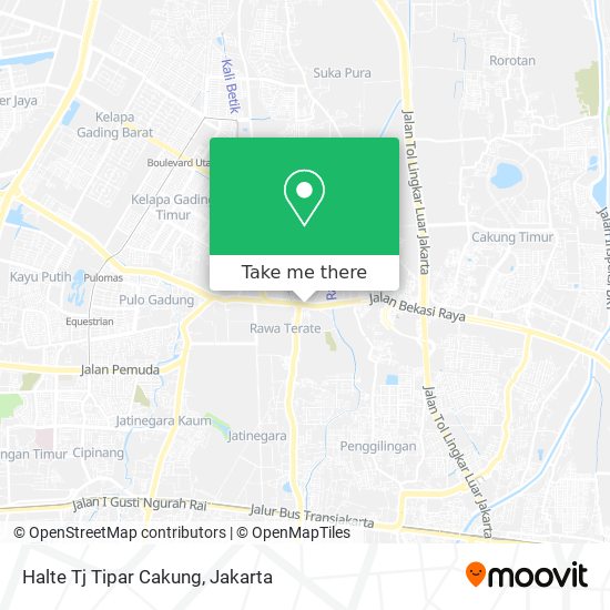 Halte Tj Tipar Cakung map