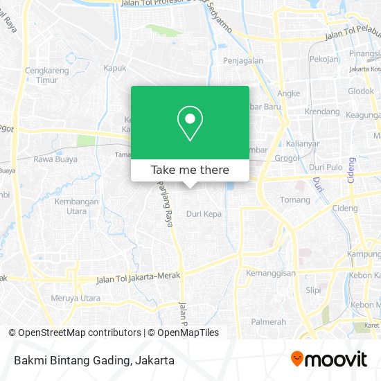 Bakmi Bintang Gading map