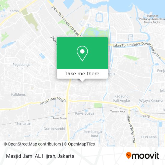 Masjid Jami AL Hijrah map