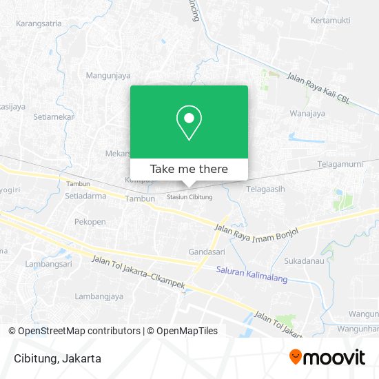 Cibitung map