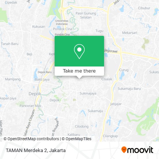 TAMAN Merdeka 2 map