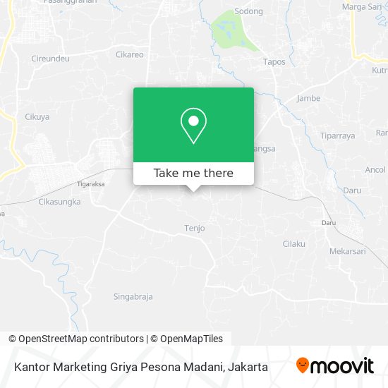 Kantor Marketing Griya Pesona Madani map