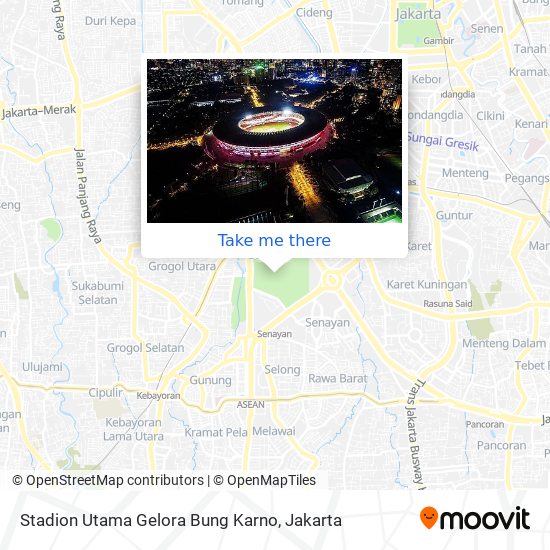 Stadion Utama Gelora Bung Karno map