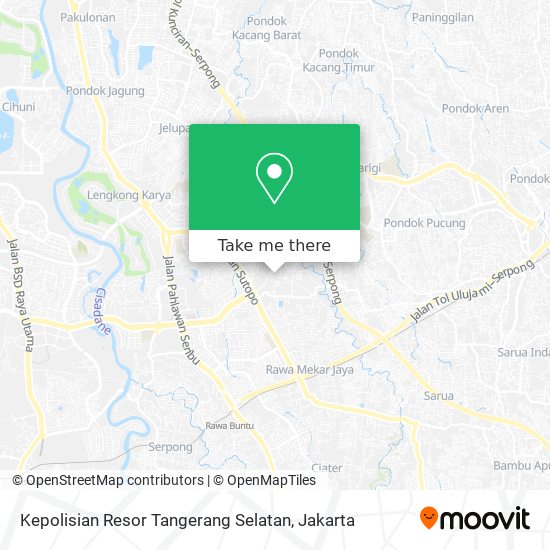 Kepolisian Resor Tangerang Selatan map
