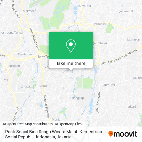 Panti Sosial Bina Rungu Wicara Melati Kementrian Sosial Republik Indonesia map