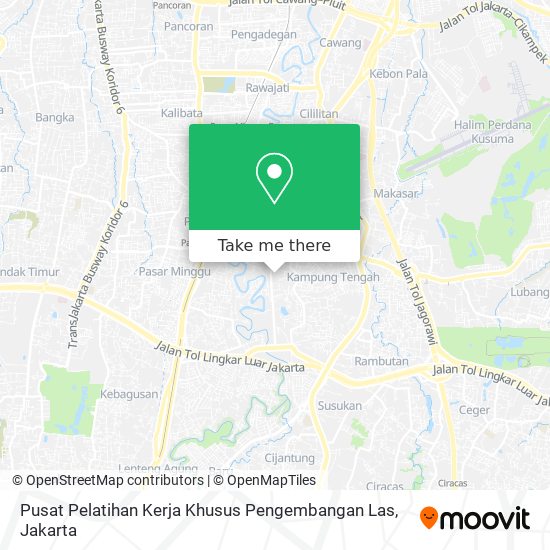 Pusat Pelatihan Kerja Khusus Pengembangan Las map