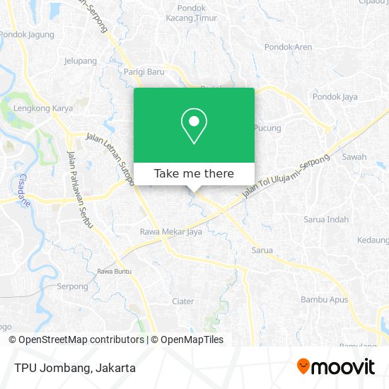 TPU Jombang map