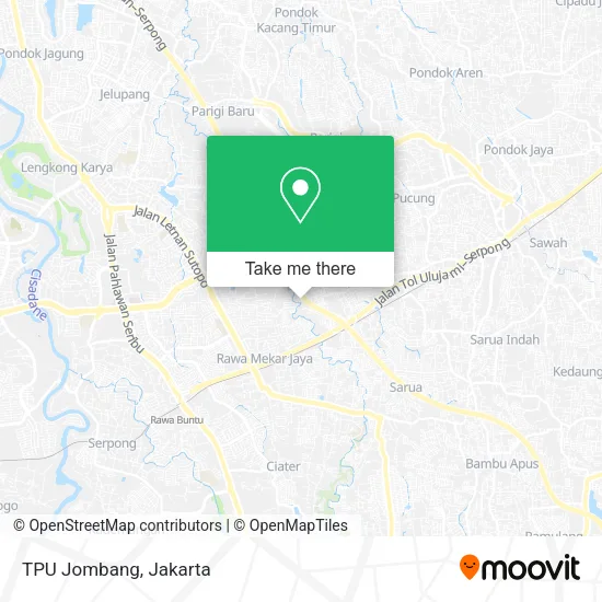 TPU Jombang map