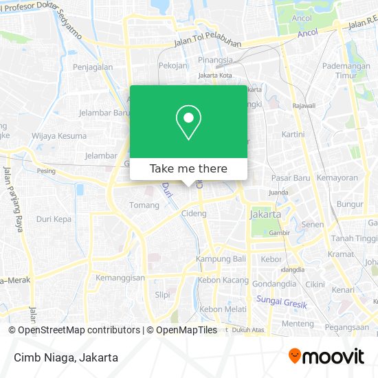 Cimb Niaga map