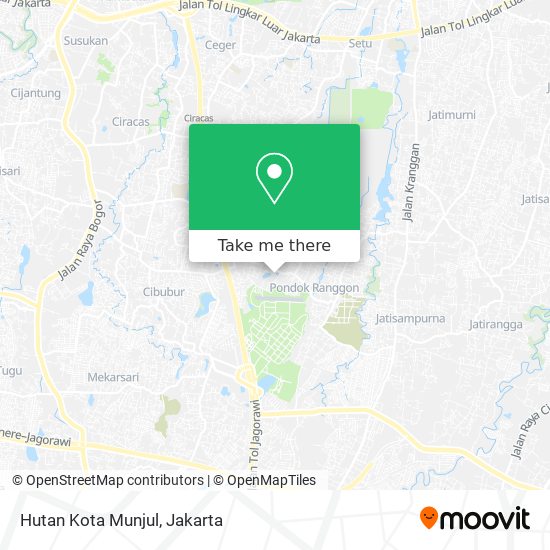 Hutan Kota Munjul map