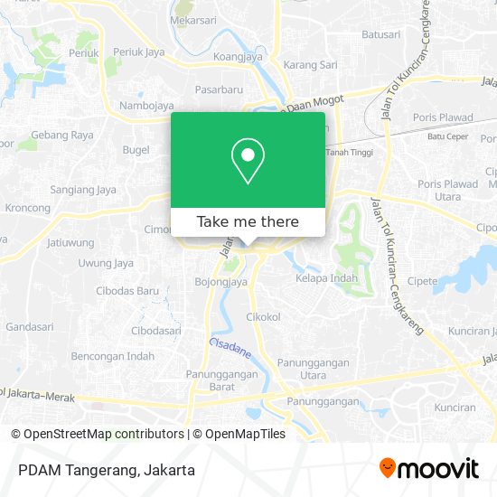 PDAM Tangerang map