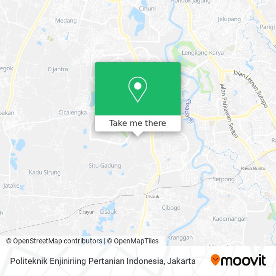 Politeknik Enjiniriing Pertanian Indonesia map