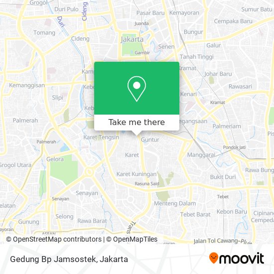 Gedung Bp Jamsostek map