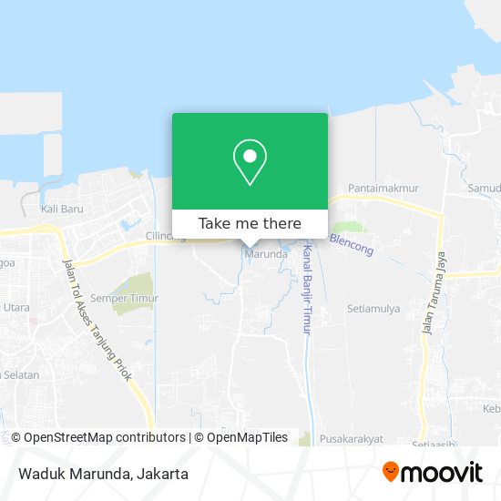 Waduk Marunda map