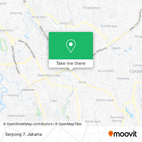 Serpong 7 map