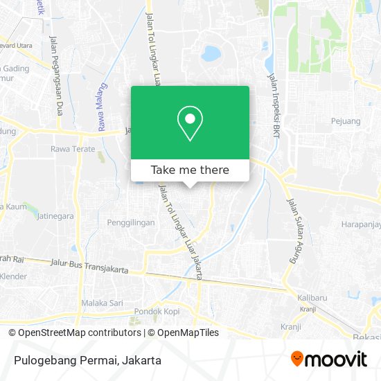 Pulogebang Permai map