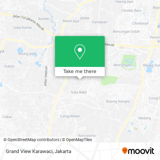 Grand View Karawaci map