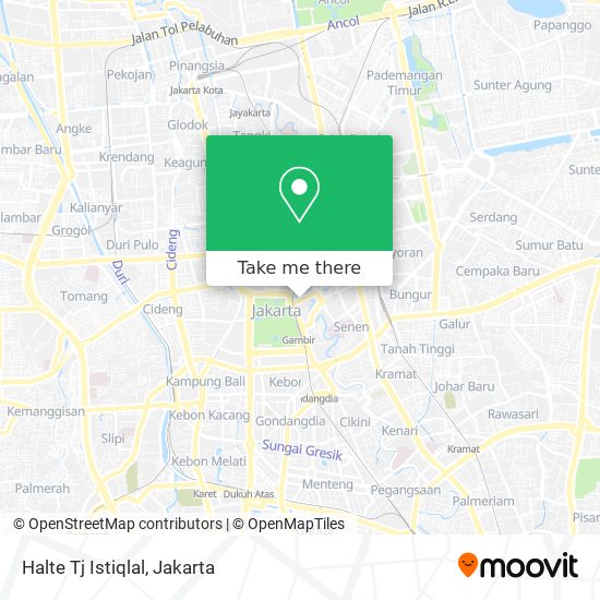 Halte Tj Istiqlal map