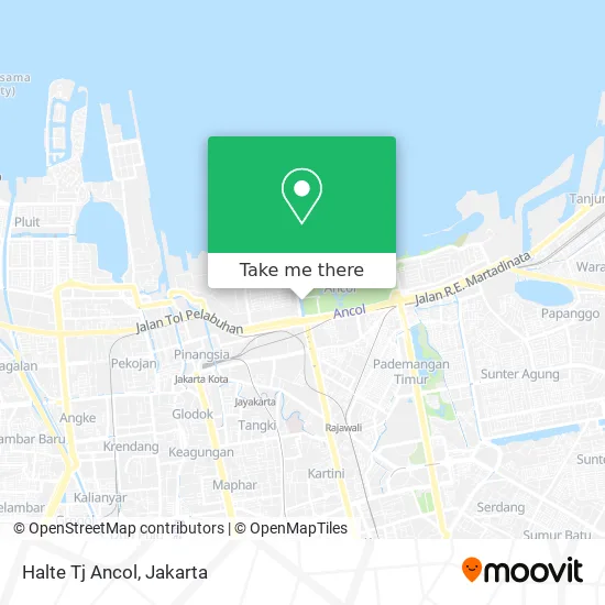 Halte Tj Ancol map