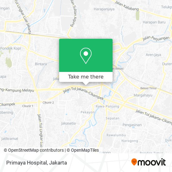 Primaya Hospital map