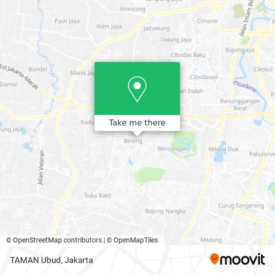 TAMAN Ubud map