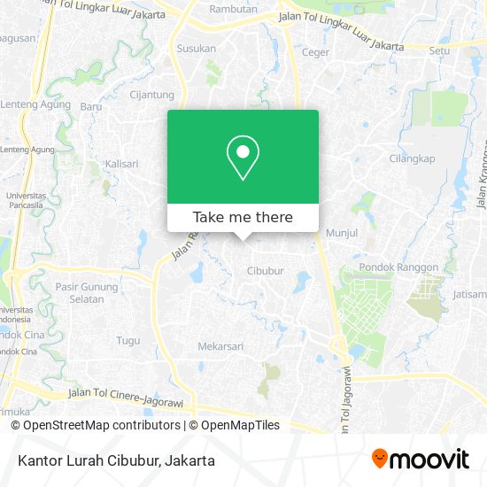 Kantor Lurah Cibubur map