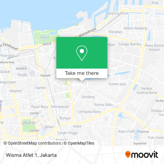 Wisma Atlet 1 map