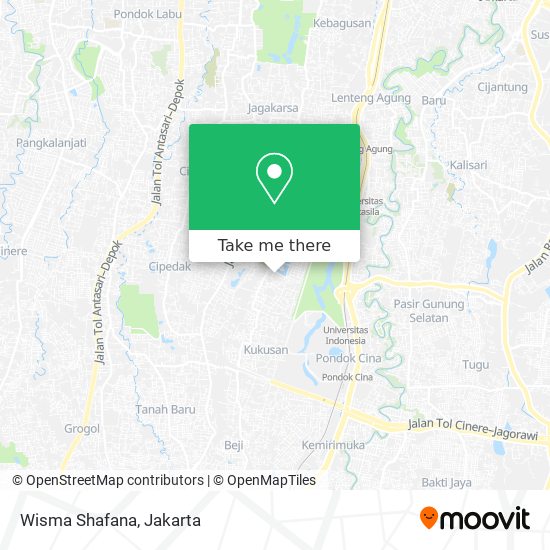 Wisma Shafana map