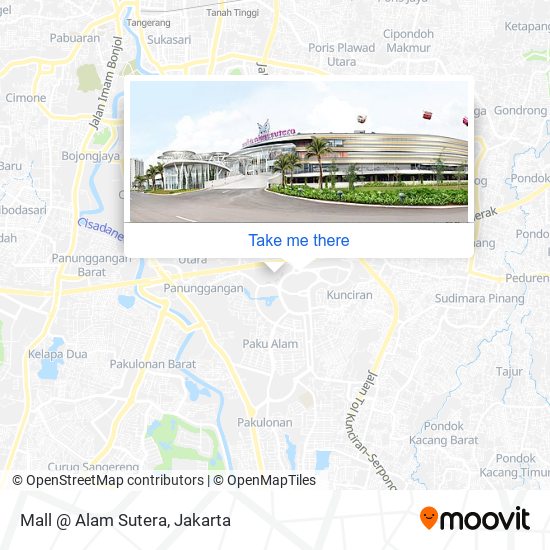 Mall @ Alam Sutera map