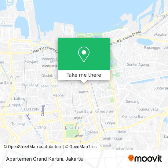 Apartemen Grand Kartini map