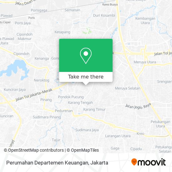 Perumahan Departemen Keuangan map
