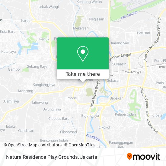 Natura Residence Play Grounds map