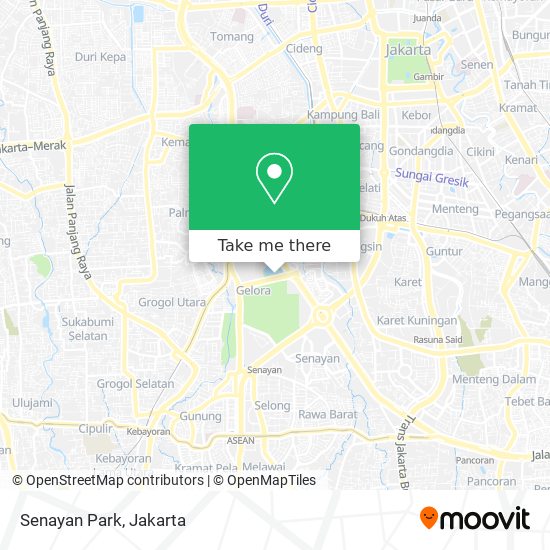 Senayan Park map