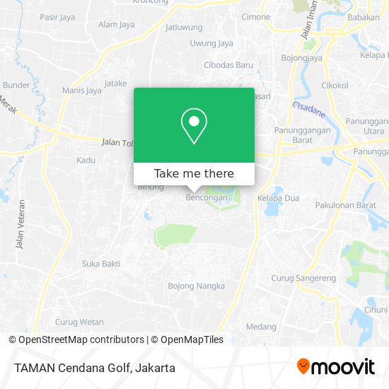 TAMAN Cendana Golf map