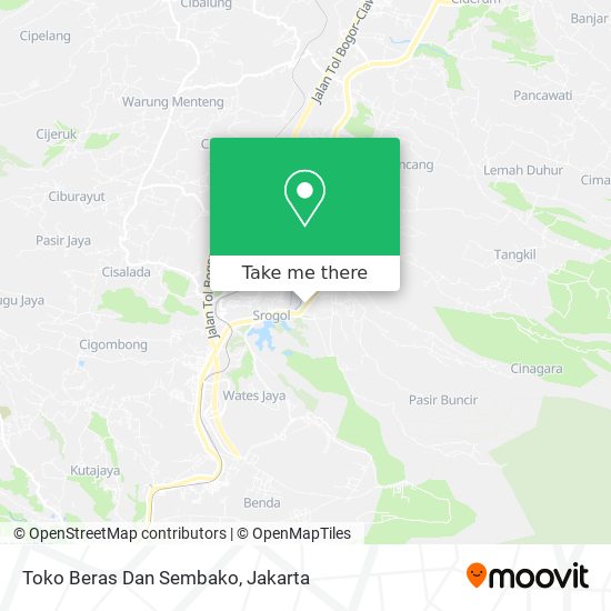 Toko Beras Dan Sembako map