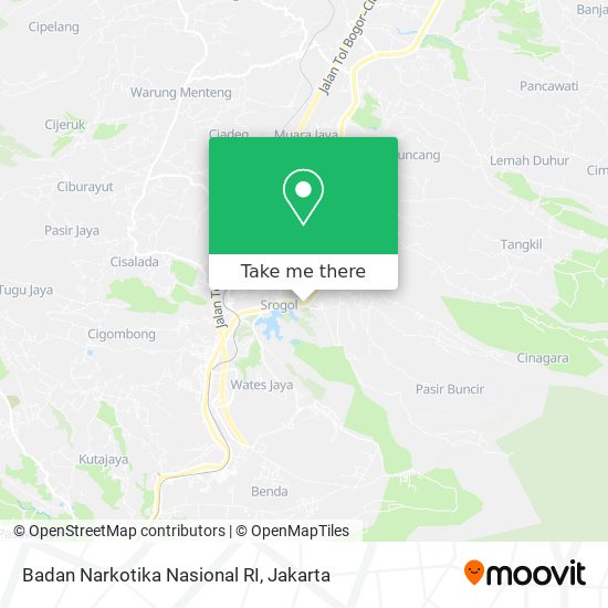 Badan Narkotika Nasional RI map