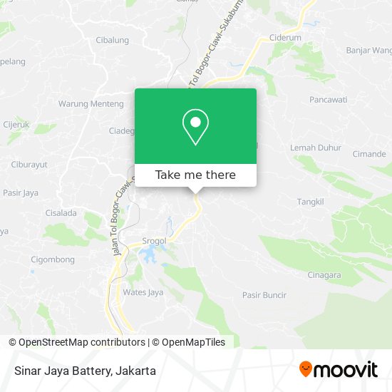Sinar Jaya Battery map