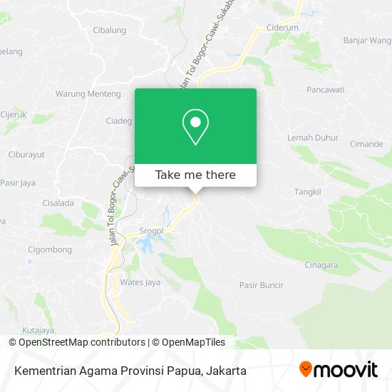 Kementrian Agama Provinsi Papua map