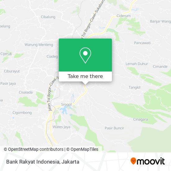 Bank Rakyat Indonesia map