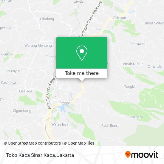 Toko Kaca Sinar Kaca map