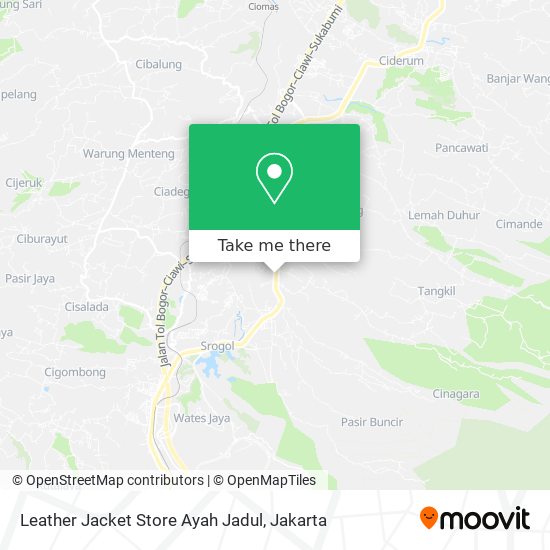 Leather Jacket Store Ayah Jadul map