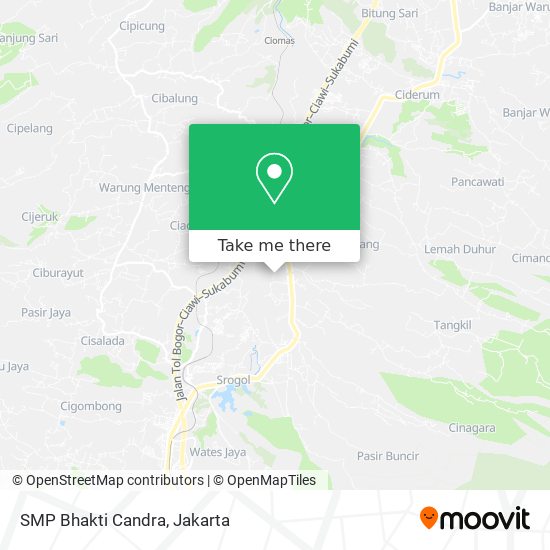 SMP Bhakti Candra map