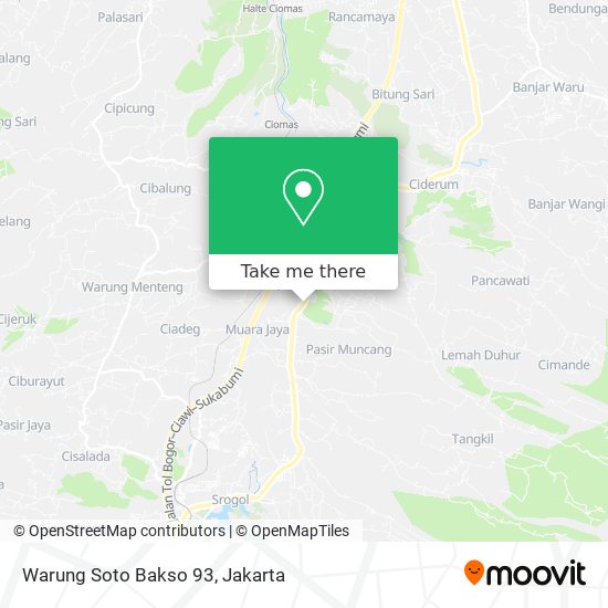 Warung Soto Bakso 93 map