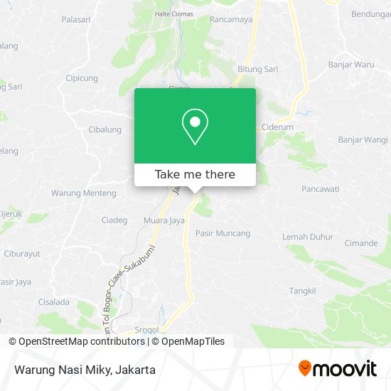 Warung Nasi Miky map