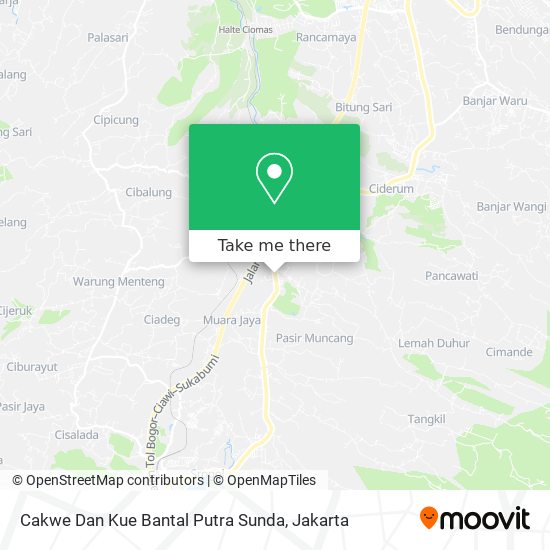 Cakwe Dan Kue Bantal Putra Sunda map