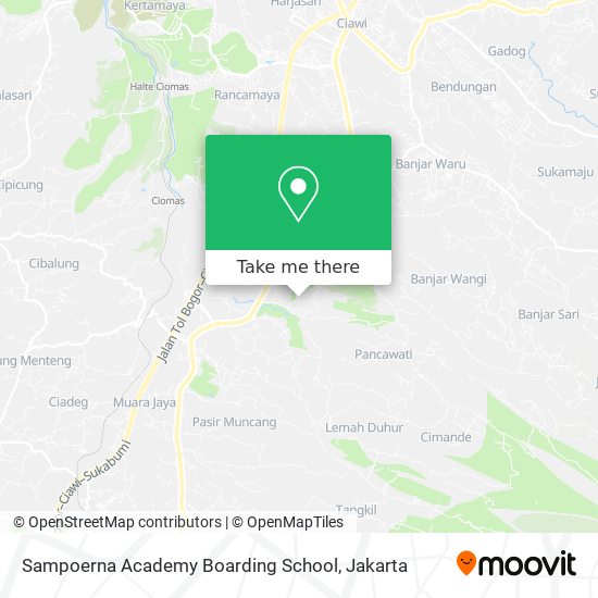 Sampoerna Academy Boarding School map