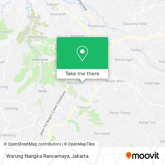 Warung Nangka Rancamaya map