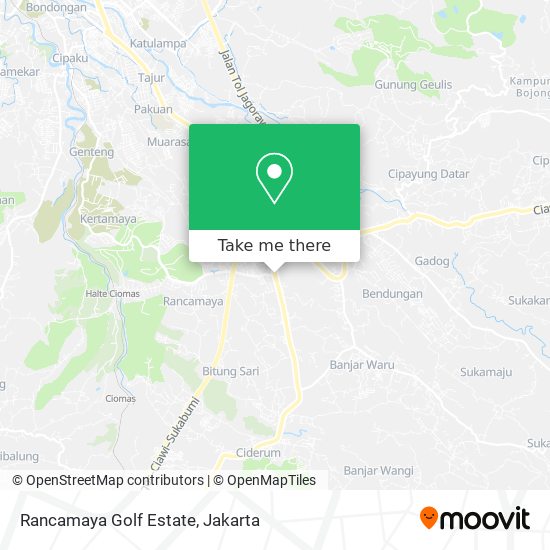 Rancamaya Golf Estate map