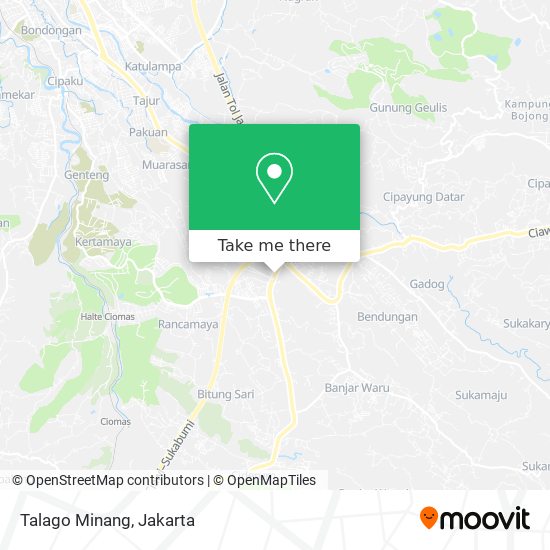 Talago Minang map