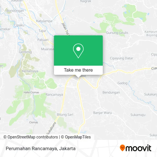 Perumahan Rancamaya map